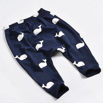 Whale Print Joggers - Kiddo’s Boutique
