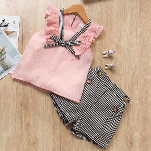 Summer Children Baba Girls Clothes T Shirt Shorts Kids Girl - Kiddo’s Boutique