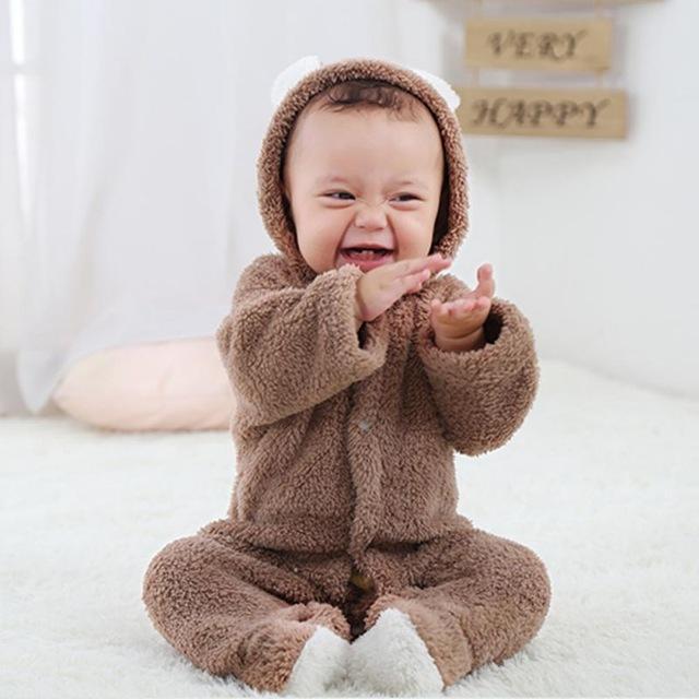 Cute Baby Winter Romper - Kiddo’s Boutique