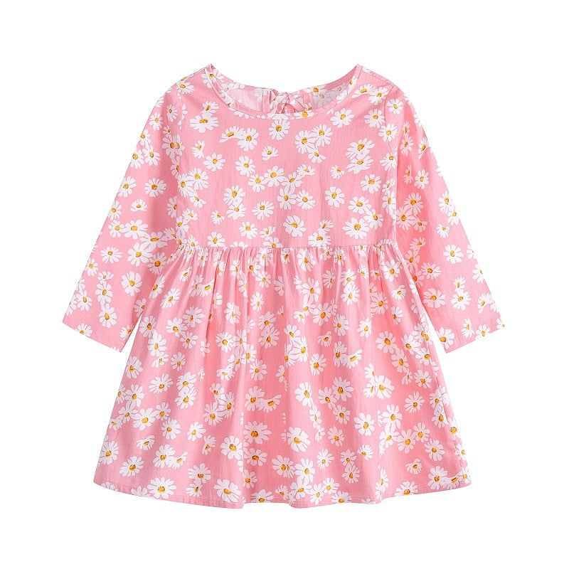 Korean Style Floral Princess Dress Children's Clothing - Kiddo’s Boutique
