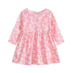 Korean Style Floral Princess Dress Children's Clothing - Kiddo’s Boutique