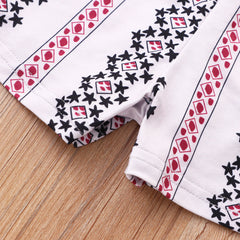 New Children's Clothing Girls Floral Striped Overalls Jumpsuit - Kiddo’s Boutique