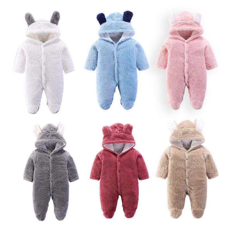 Baby Jumpsuit Autumn And Winter Newborn Clothes Baby - Kiddo’s Boutique