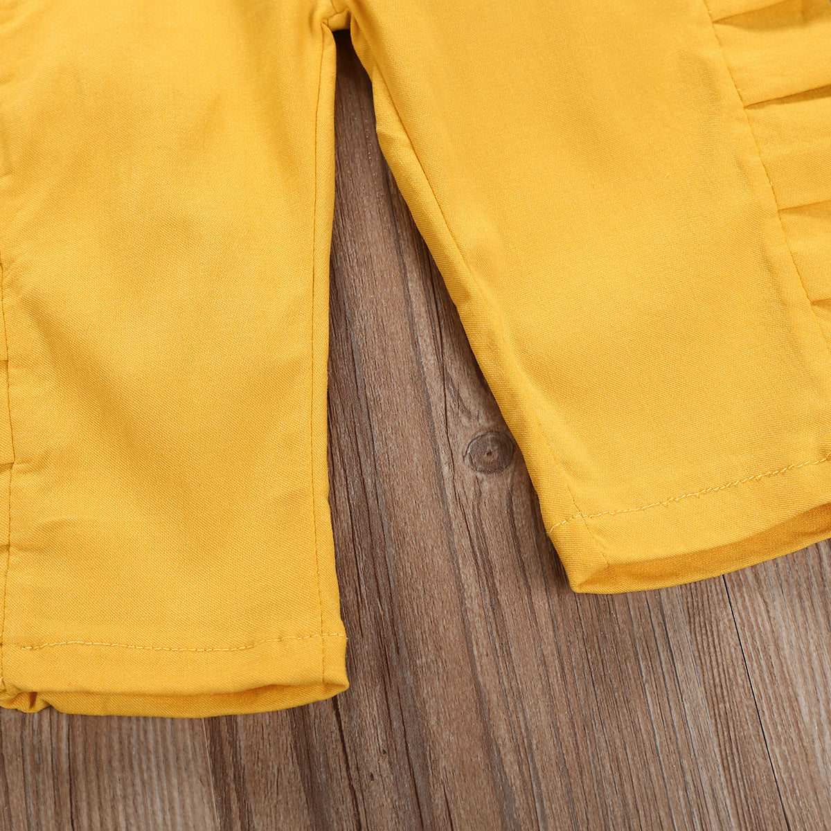 Children's clothing Amazon yellow cotton overalls - Kiddo’s Boutique