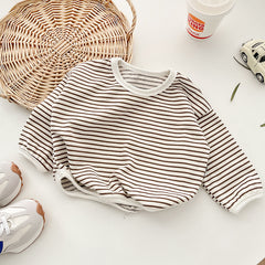 Babies Denim Suspender Pants Suit - Kiddo’s Boutique