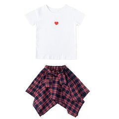 Children's sports short-sleeved children's clothing fashion little girl clothes - Kiddo’s Boutique