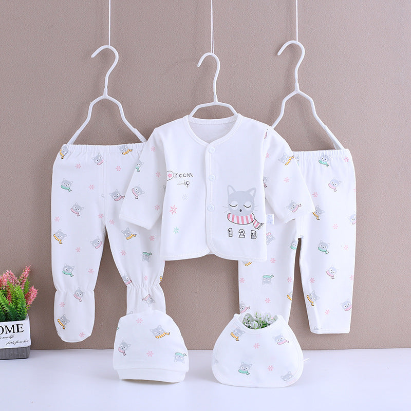 Cotton Baby Clothing Spring And Summer Underwear Set - Kiddo’s Boutique