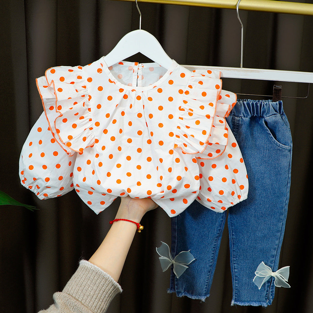 Baby Girl Suit Long-sleeved Children's Clothing - Kiddo’s Boutique 