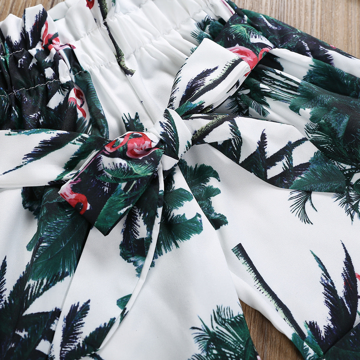 Maple flamingo print ruffled children's clothing - Kiddo’s Boutique 