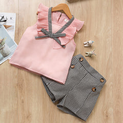 Summer Children Baba Girls Clothes T Shirt Shorts Kids Girl - Kiddo’s Boutique 