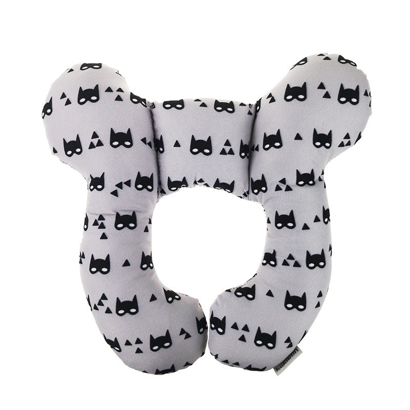 Infant Pillow  Baby Bed  U-Shaped Safety Seat  Neck Guard  Fixed Stereotyped Stroller Pillow - Kiddo’s Boutique 