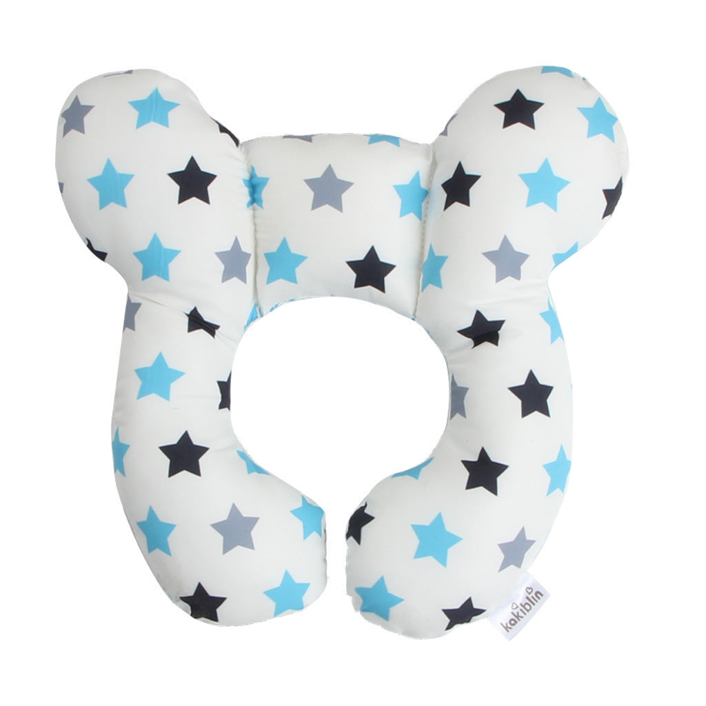 Infant Pillow  Baby Bed  U-Shaped Safety Seat  Neck Guard  Fixed Stereotyped Stroller Pillow - Kiddo’s Boutique 