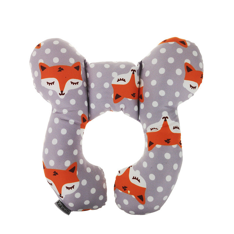 Infant Pillow  Baby Bed  U-Shaped Safety Seat  Neck Guard  Fixed Stereotyped Stroller Pillow - Kiddo’s Boutique 