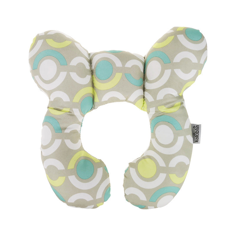 Infant Pillow  Baby Bed  U-Shaped Safety Seat  Neck Guard  Fixed Stereotyped Stroller Pillow - Kiddo’s Boutique 