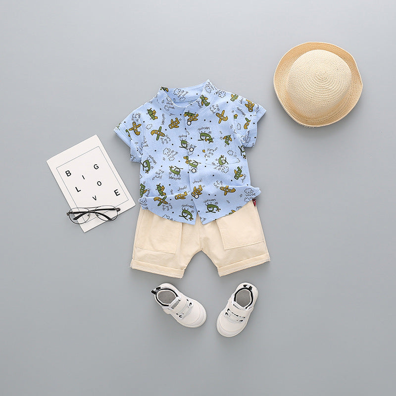 Children'S Clothing, Boys And Children'S Short-Sleeved Shorts - Kiddo’s Boutique 