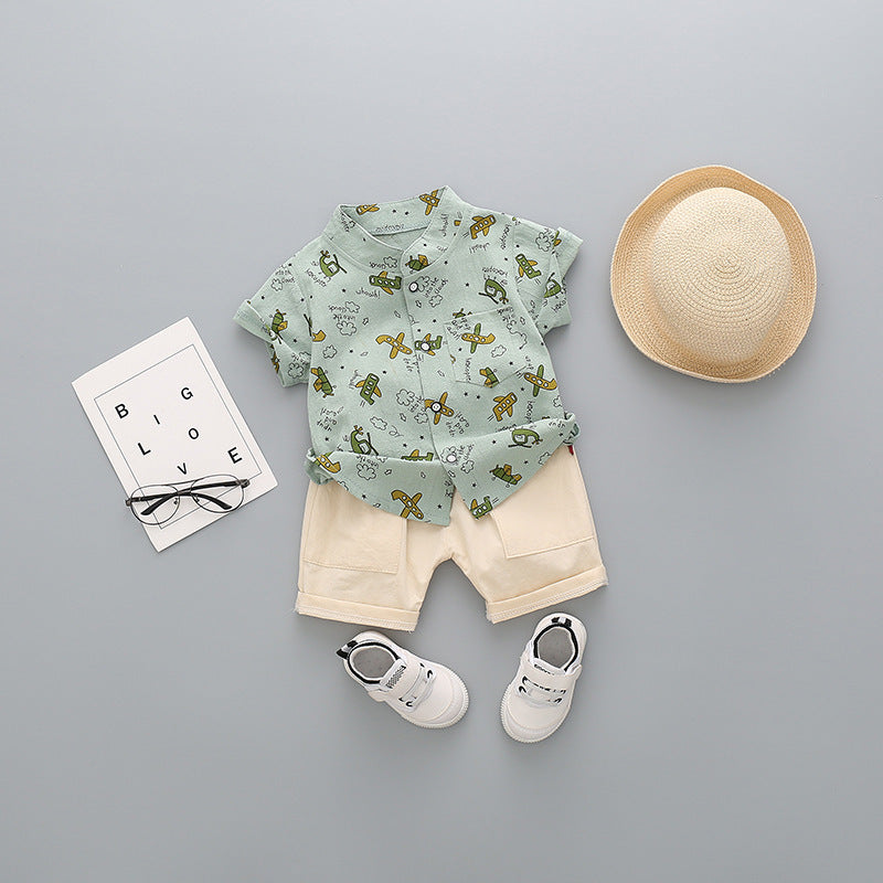 Children'S Clothing, Boys And Children'S Short-Sleeved Shorts - Kiddo’s Boutique 