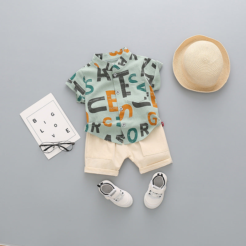 Children'S Clothing, Boys And Children'S Short-Sleeved Shorts - Kiddo’s Boutique 