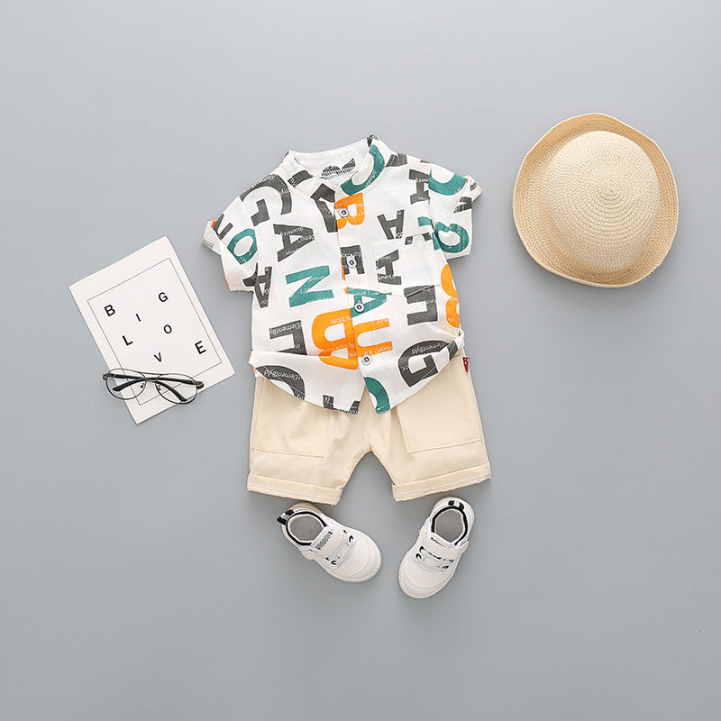 Children'S Clothing, Boys And Children'S Short-Sleeved Shorts - Kiddo’s Boutique 