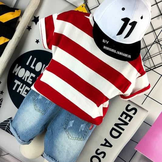 Children's Clothing Boys' Short Sleeve Suit - Kiddo’s Boutique 