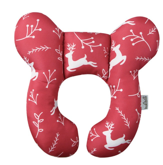 Infant Pillow  Baby Bed  U-Shaped Safety Seat  Neck Guard  Fixed Stereotyped Stroller Pillow - Kiddo’s Boutique 