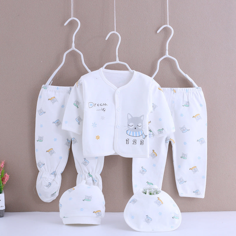 Cotton Baby Clothing Spring And Summer Underwear Set - Kiddo’s Boutique 