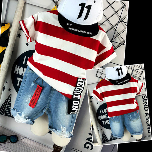 Children's Clothing Boys' Short Sleeve Suit - Kiddo’s Boutique 