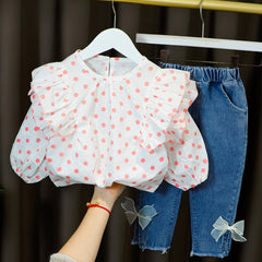 Baby Girl Suit Long-sleeved Children's Clothing - Kiddo’s Boutique 