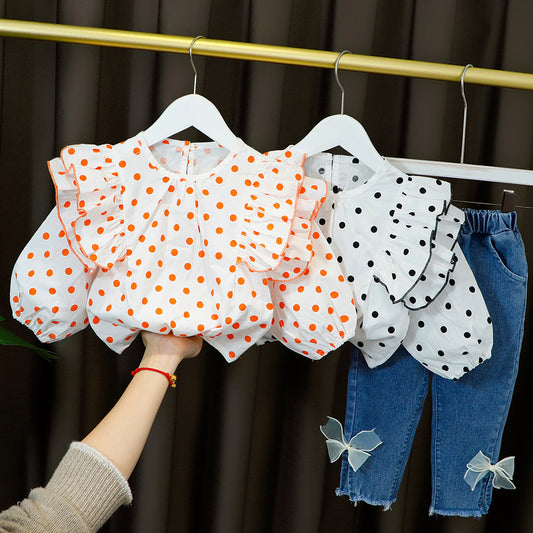 Baby Girl Suit Long-sleeved Children's Clothing - Kiddo’s Boutique 