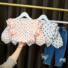 Baby Girl Suit Long-sleeved Children's Clothing - Kiddo’s Boutique 