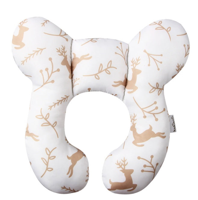 Infant Pillow  Baby Bed  U-Shaped Safety Seat  Neck Guard  Fixed Stereotyped Stroller Pillow - Kiddo’s Boutique 