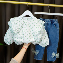 Baby Girl Suit Long-sleeved Children's Clothing - Kiddo’s Boutique 