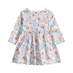 Korean Style Floral Princess Dress Children's Clothing - Kiddo’s Boutique 