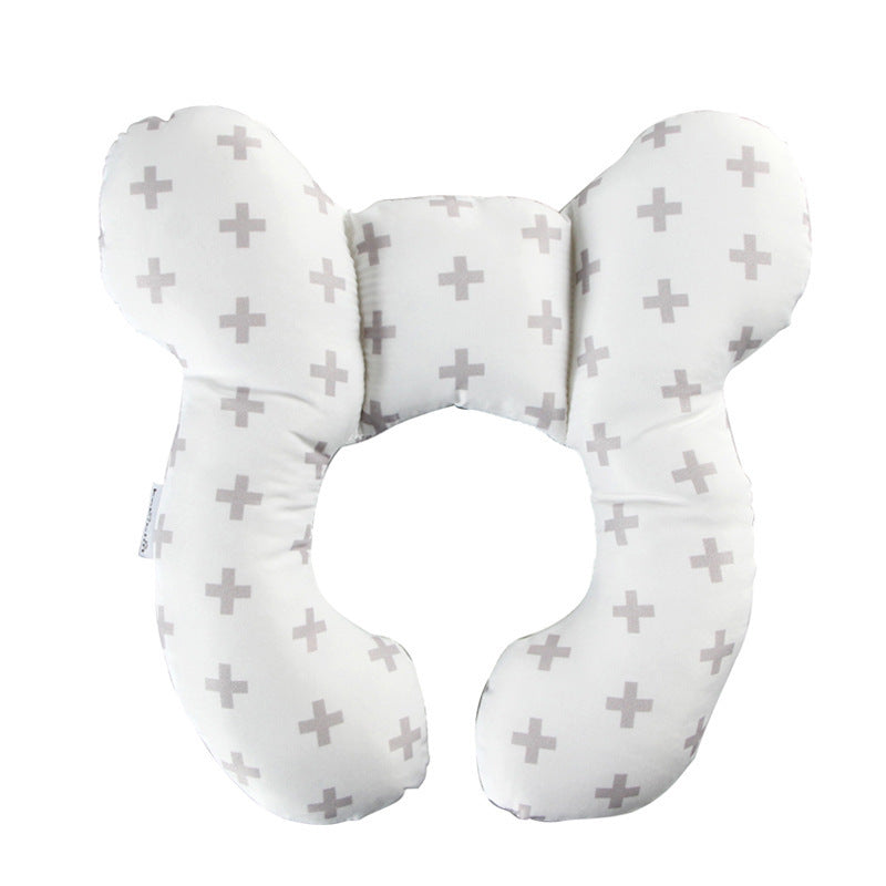 Infant Pillow  Baby Bed  U-Shaped Safety Seat  Neck Guard  Fixed Stereotyped Stroller Pillow - Kiddo’s Boutique 