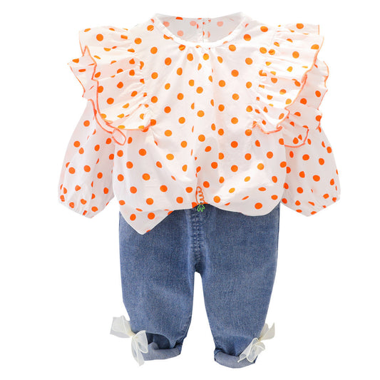 Baby Girl Suit Long-sleeved Children's Clothing - Kiddo’s Boutique 