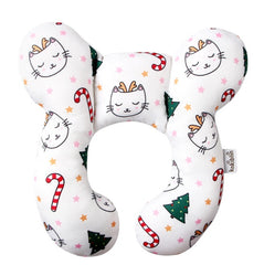 Infant Pillow  Baby Bed  U-Shaped Safety Seat  Neck Guard  Fixed Stereotyped Stroller Pillow - Kiddo’s Boutique 